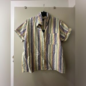 NWT  Universal Threads stripe button up